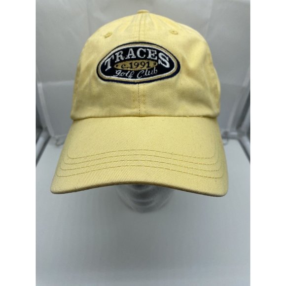 Ahead Other - Tracers Golf Club Yellow Ahead Baseball Hat Cap Adjustable Strap-back
